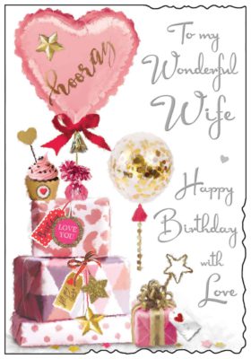 Wife Birthday Card Presents
