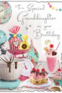 Granddaughter Birthday Card Cupcakes