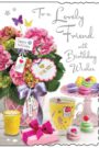 Friend Birthday Card Floral Bouquet