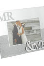 Wedding Glass Frame Glitter Effect 6 x 4