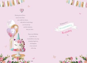 Niece Cake Card